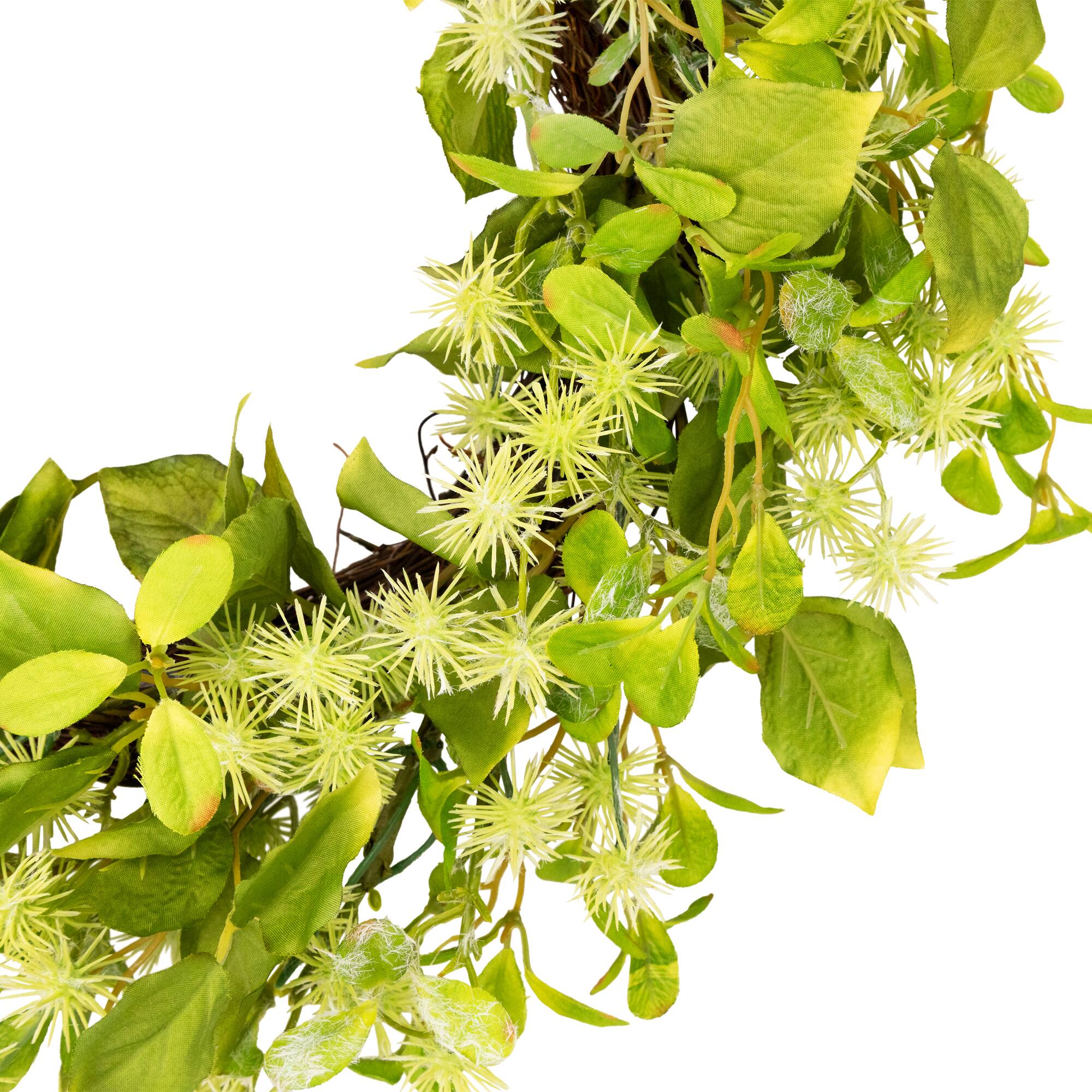 18" Jujube Floral & Foliage Spring Artificial Wreath